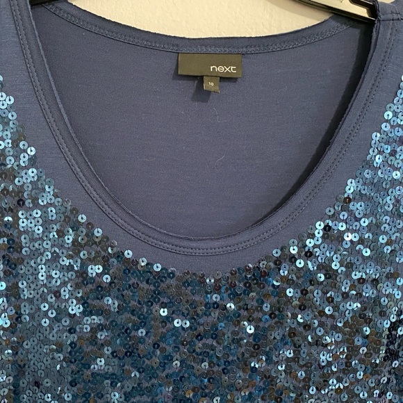 Sequin t-shirt from NEXT NWOT - Picture 2 of 3